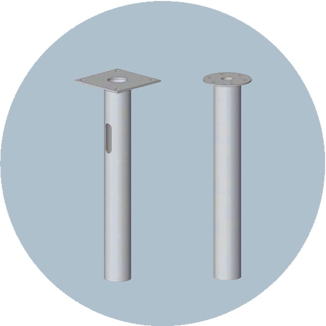 Закладные детали фундамента ФМ 0,133